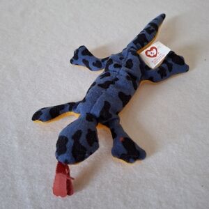 Vintage McDonalds Lizzy the Lizard Teenie Beanie Ty Beanie Babies